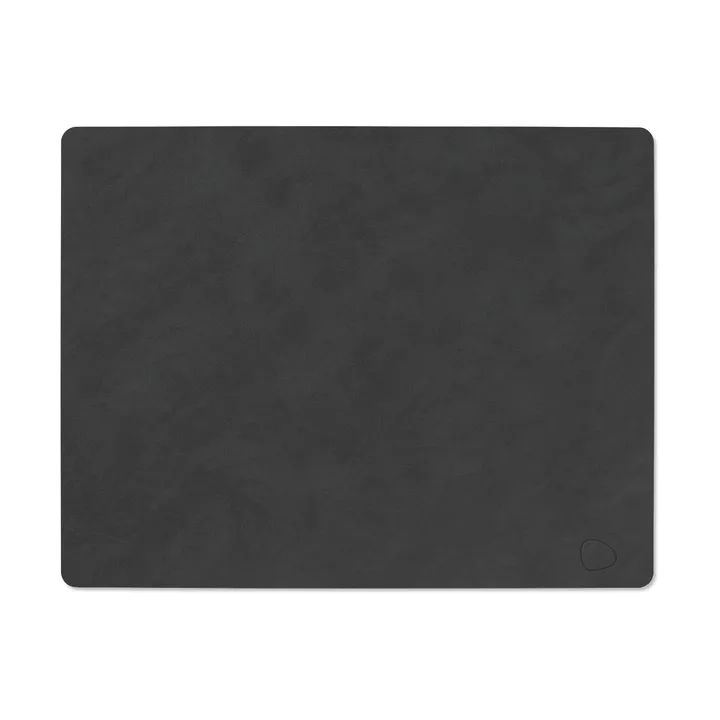 Nupo placemat square L - black - LIND DNA