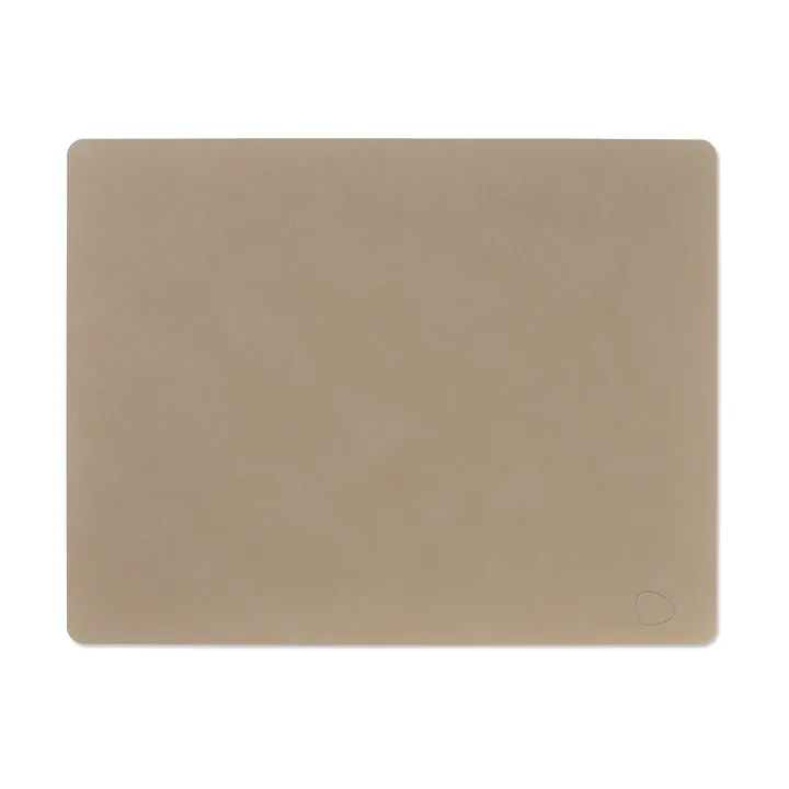 Nupo placemat square L - Clay brown - LIND DNA