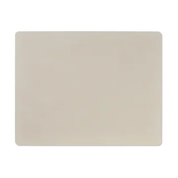 Nupo placemat square L - Oyster white - LIND DNA