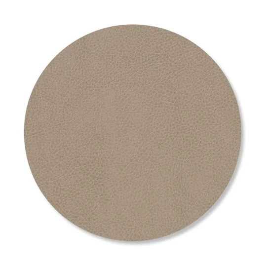 Serene coaster circle Ø10 cm, Mole Grey LIND DNA