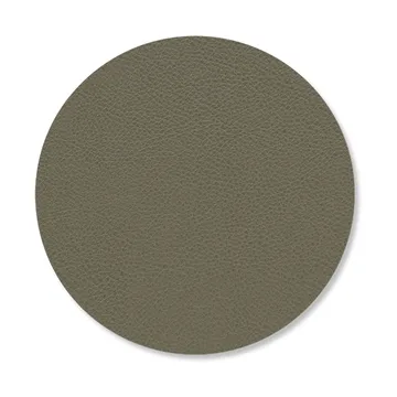 Serene coaster circle Ø10 cm - Moss - LIND DNA