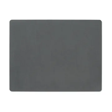 Serene placemat square L 35x45 cm - Anthracite - LIND DNA