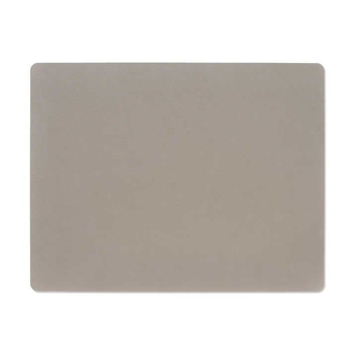 Serene placemat square L 35x45 cm - Ash - LIND DNA