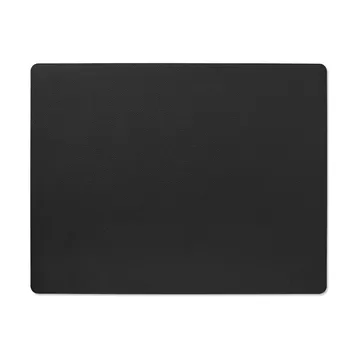 Serene placemat square L 35x45 cm - Black - LIND DNA