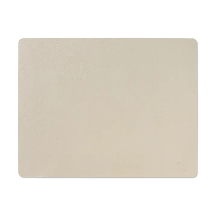 Serene placemat square L 35x45 cm - Cream - LIND DNA