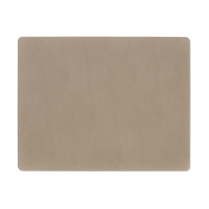 Serene placemat square L 35x45 cm - Mole Grey - LIND DNA