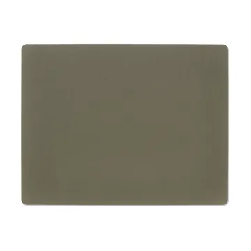 Serene placemat square L 35x45 cm - Moss - LIND DNA