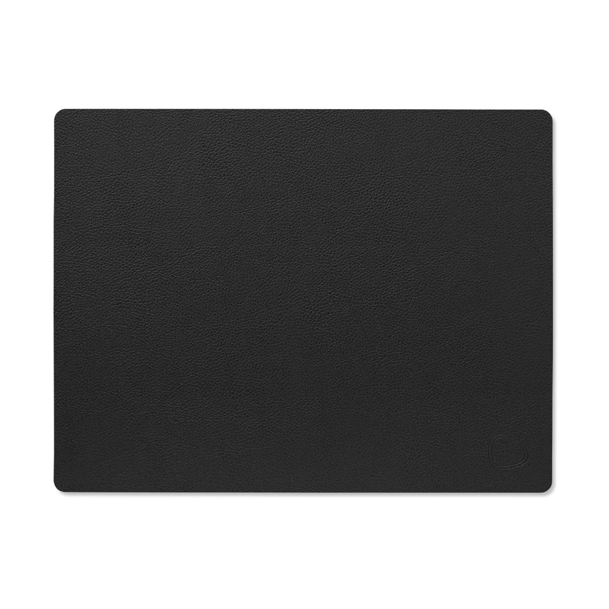Serene placemat square M 26.5x34.5 cm, Black LIND DNA