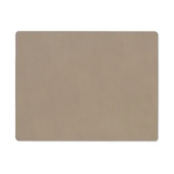 Serene placemat square M 26.5x34.5 cm - Mole Grey - LIND DNA