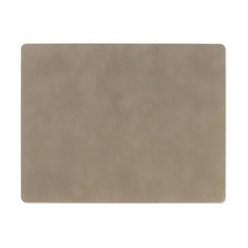 Square Nupo placemat 35x45 cm - Nomad grey - LIND DNA