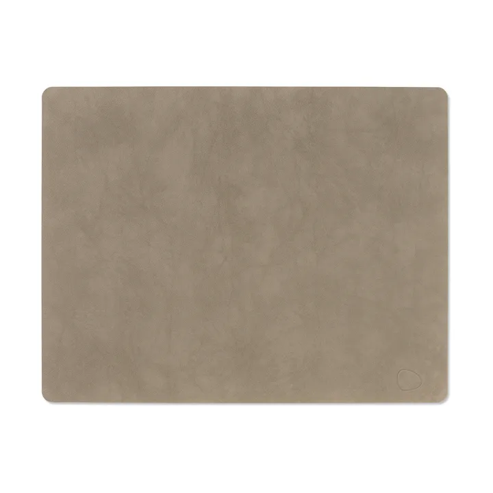 Square Nupo placemat 35x45 cm - Nomad grey - LIND DNA