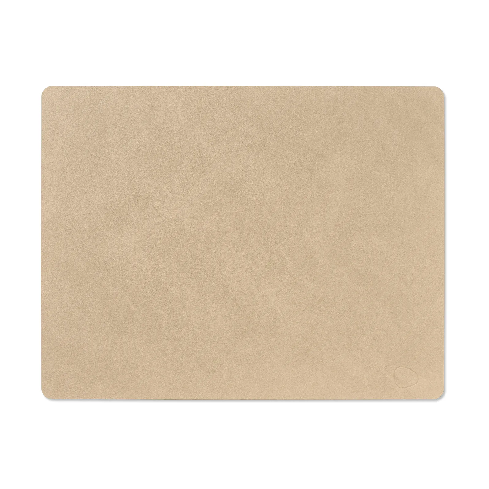 Square Nupo placemat 35x45 cm, Sand LIND DNA