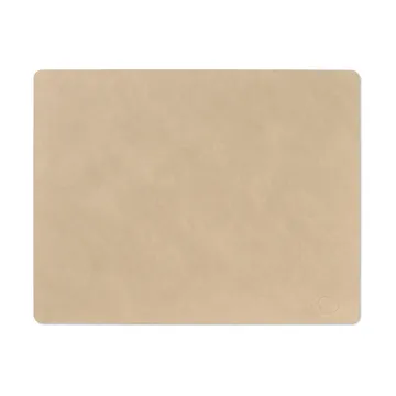 Square Nupo placemat 35x45 cm - Sand - LIND DNA