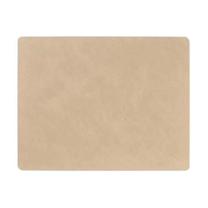 Square Nupo placemat 35x45 cm - Sand - LIND DNA