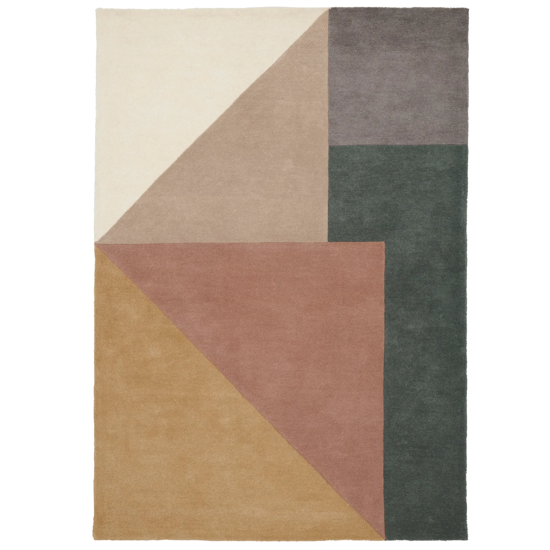 Arguto wool carpet 170x240 cm, rose Linie Design