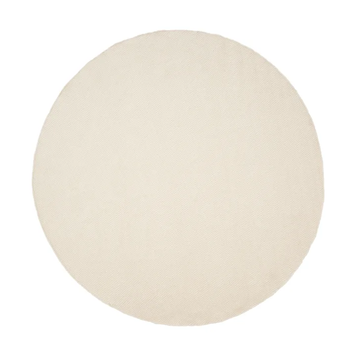 Asko round rug - White, Ø240 cm - Linie Design