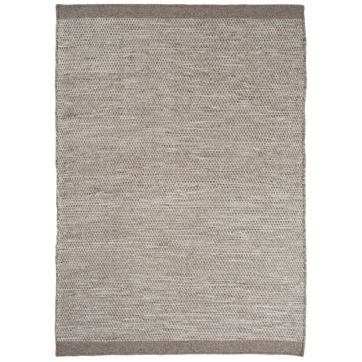 Asko rug 80x250 cm - Light grey - Linie Design