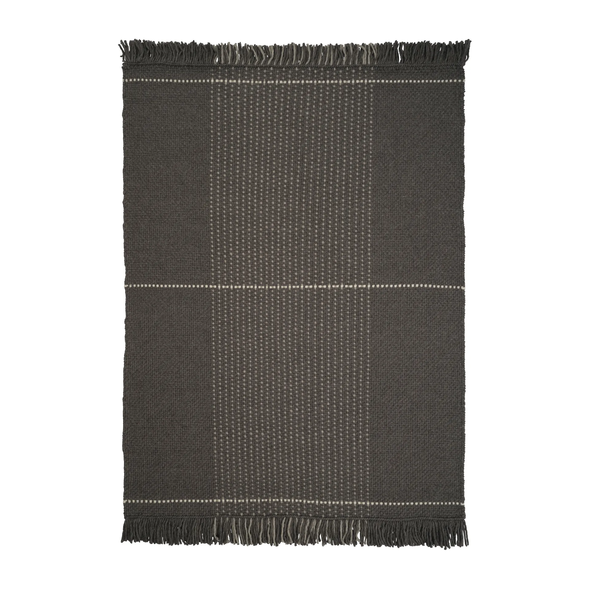 Awakened Mind wool carpet 200x300 cm, Charcoal Linie Design