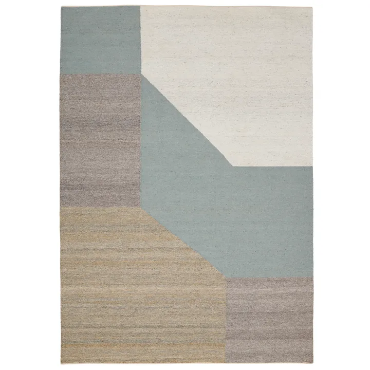 Blocchi rug 200x300 cm - Aqua - Linie Design