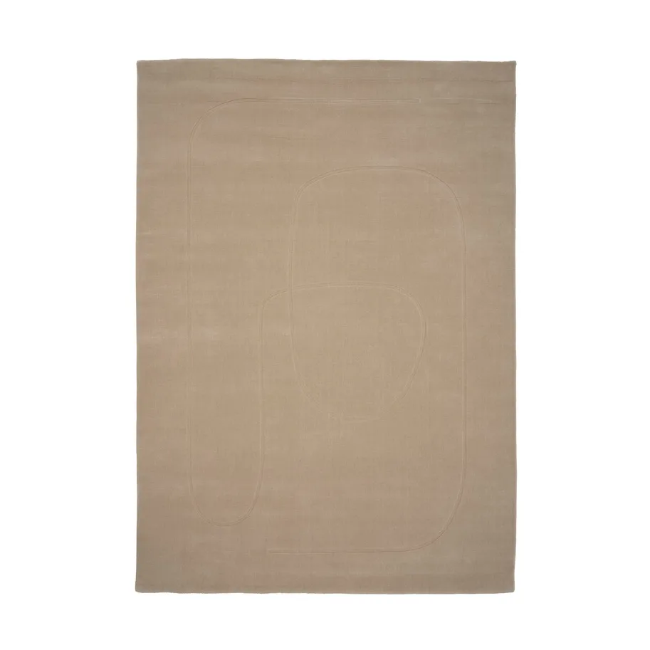Cursive Expanse rug, Beige, 140x200 cm Linie Design
