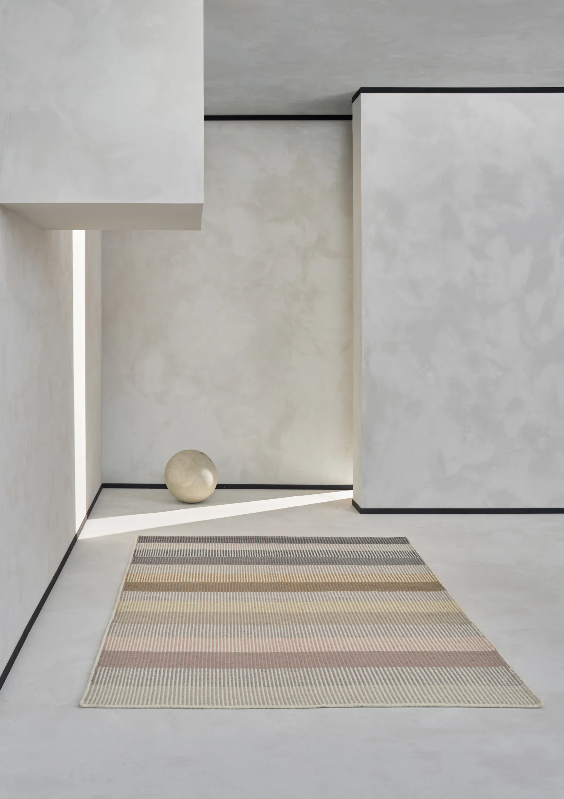 Devise wool rug 140x200 cm, Mustard Linie Design