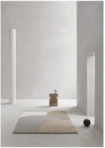 Eik rug 250x350 cm - Grey - Linie Design