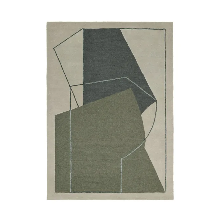 Furbo rug 250x350 cm - Moss - Linie Design