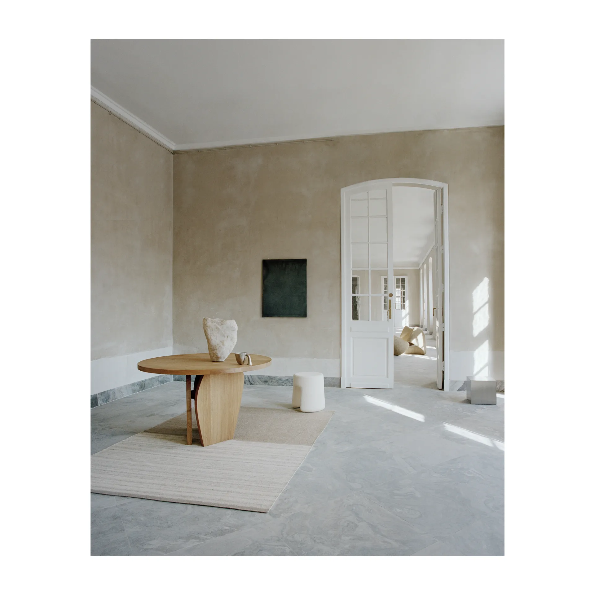 Future Seeds rug 170x240 cm, Beige Linie Design