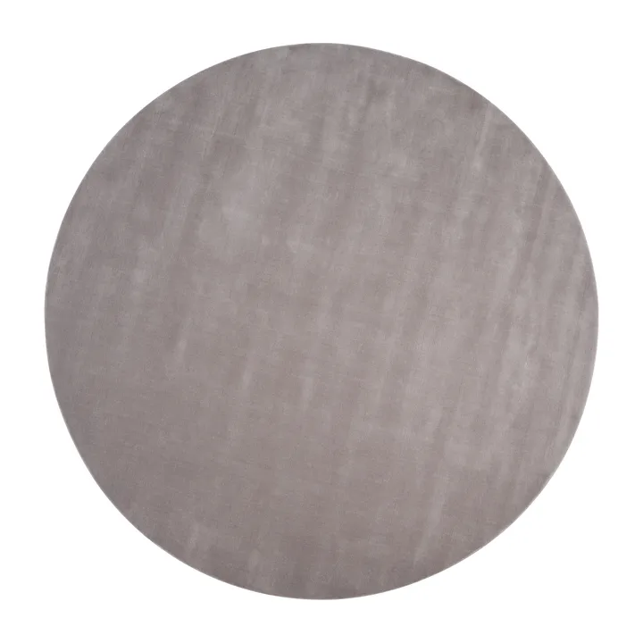Halo Cloud wool carpet round - Light grey, Ø250 cm - Linie Design