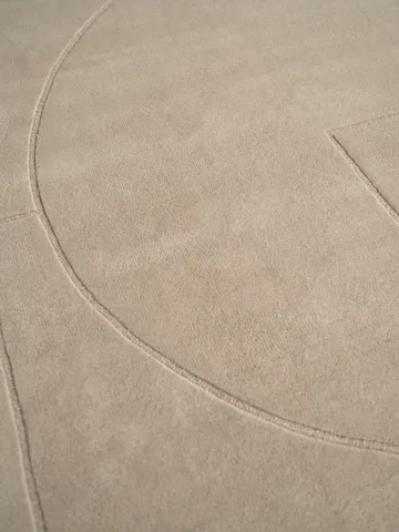 Lineal Poem wool carpet - Beige. 170x240 cm - Linie Design