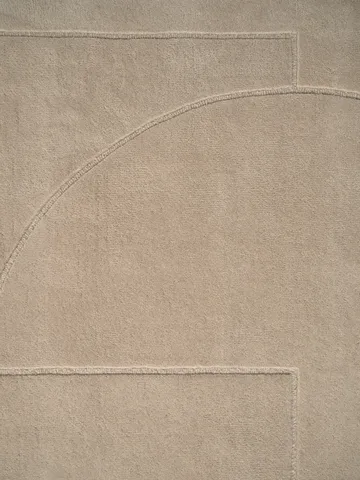 Lineal Poem wool carpet - Beige. 250x350 cm - Linie Design