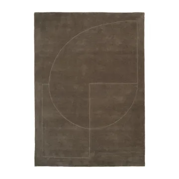 Lineal Poem wool carpet - Moss. 200x300 cm - Linie Design