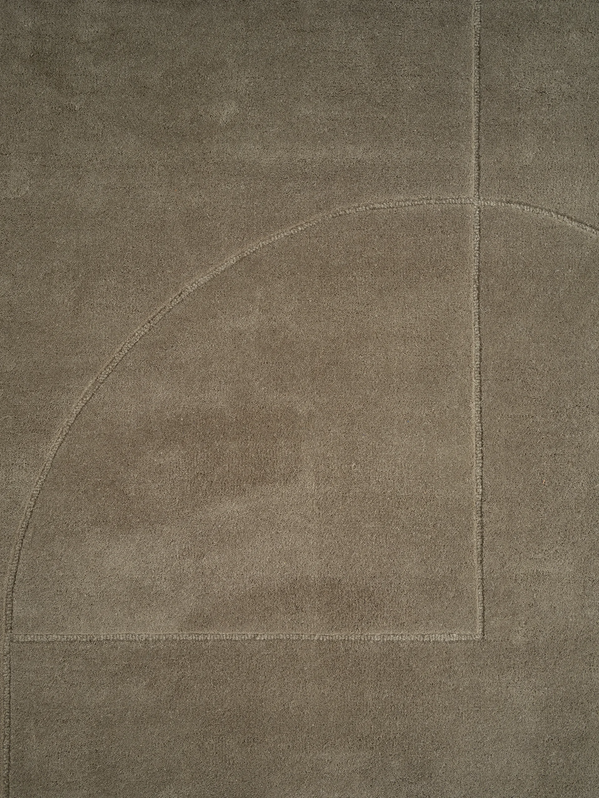 Lineal Poem wool carpet, Moss. 200x300 cm Linie Design