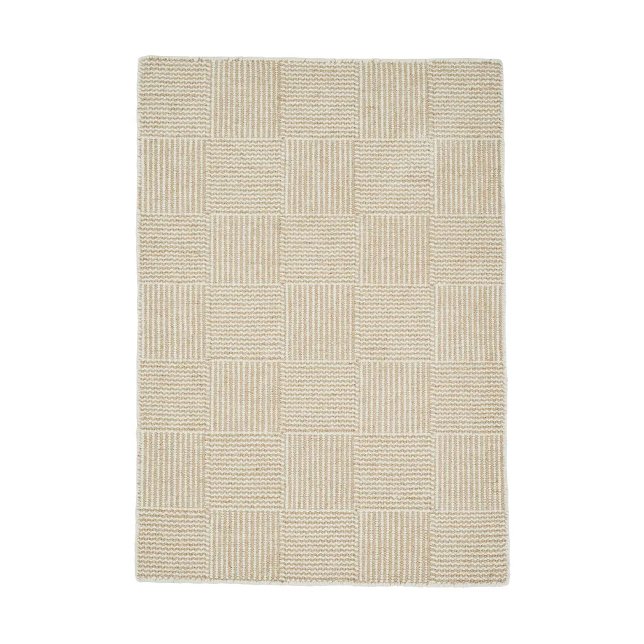 Linie Design Chess rug, White, 140x200 cm Linie Design
