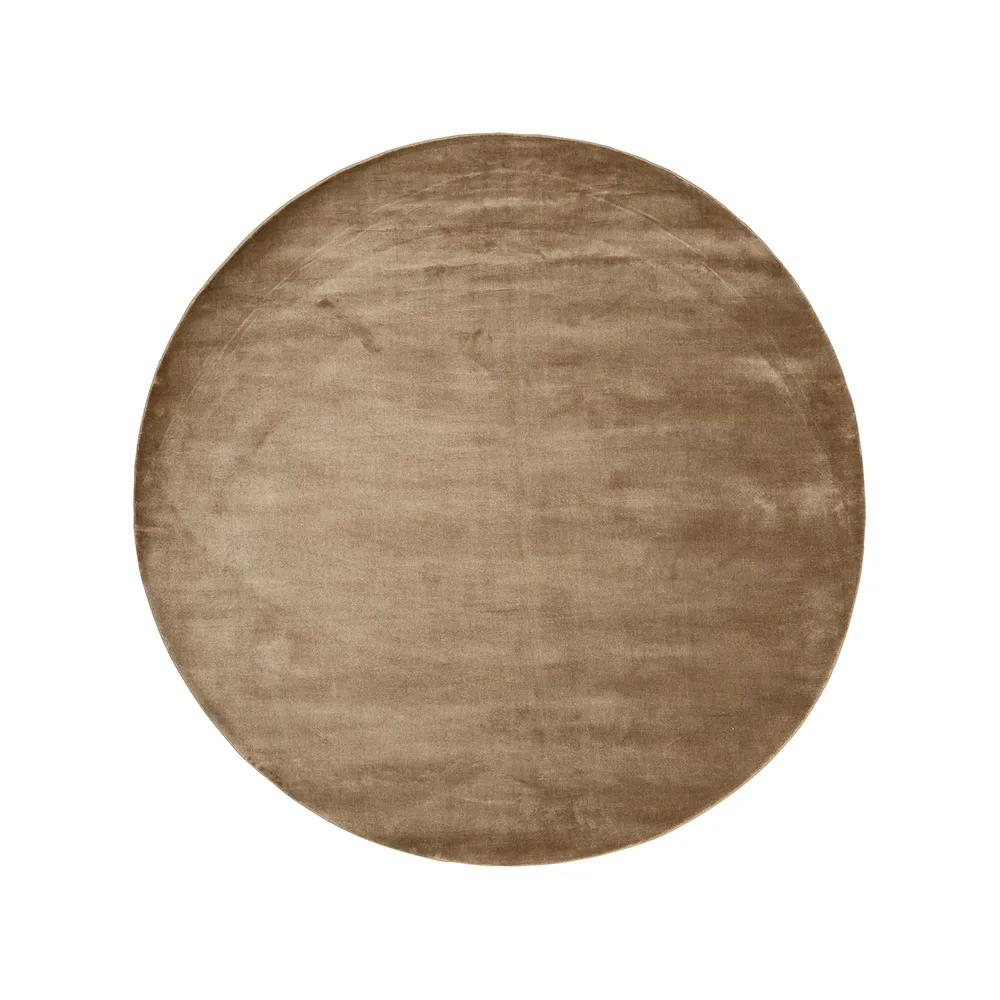 Lucens rug round, Mustard Linie Design