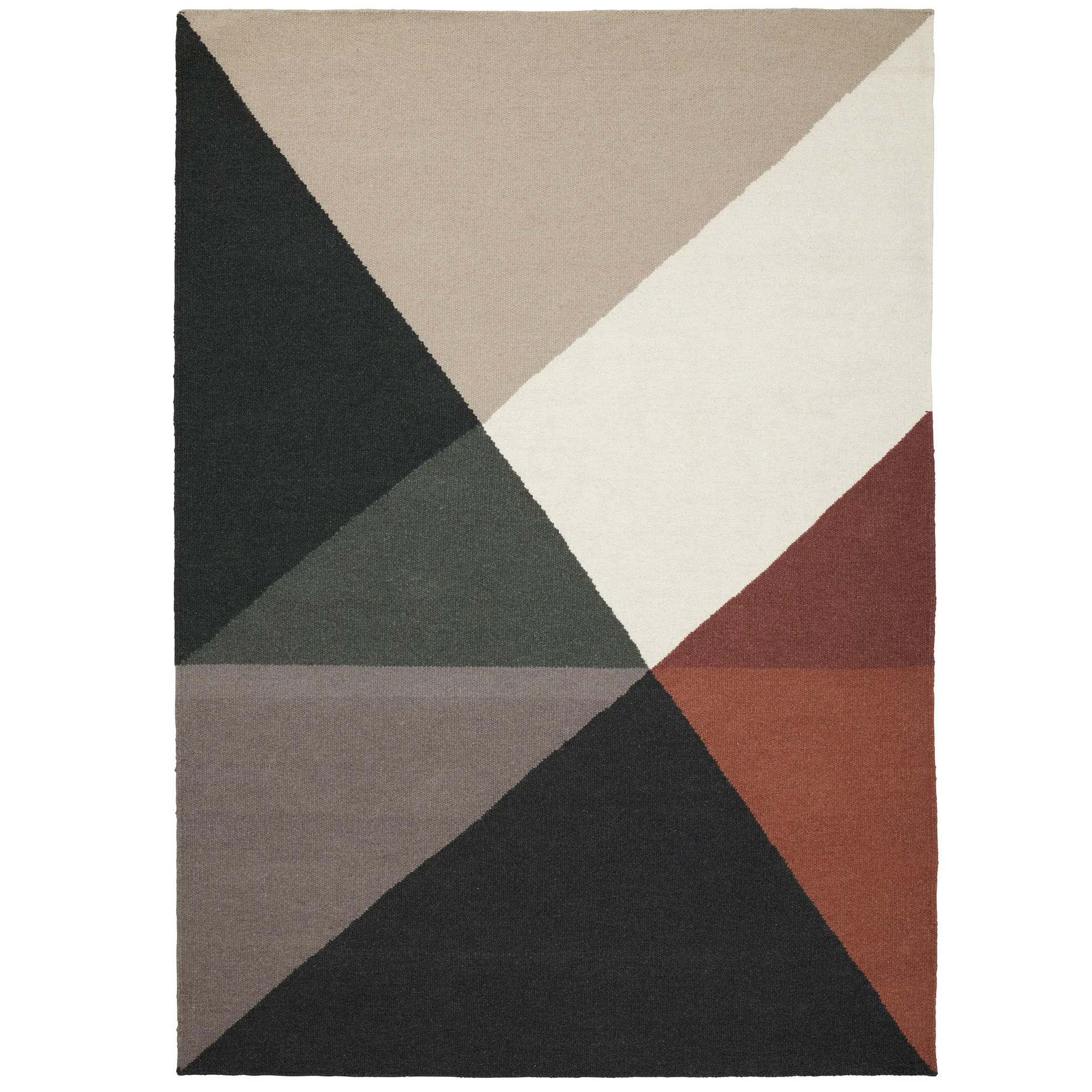 Metri wool carpet 200x300 cm, rust Linie Design