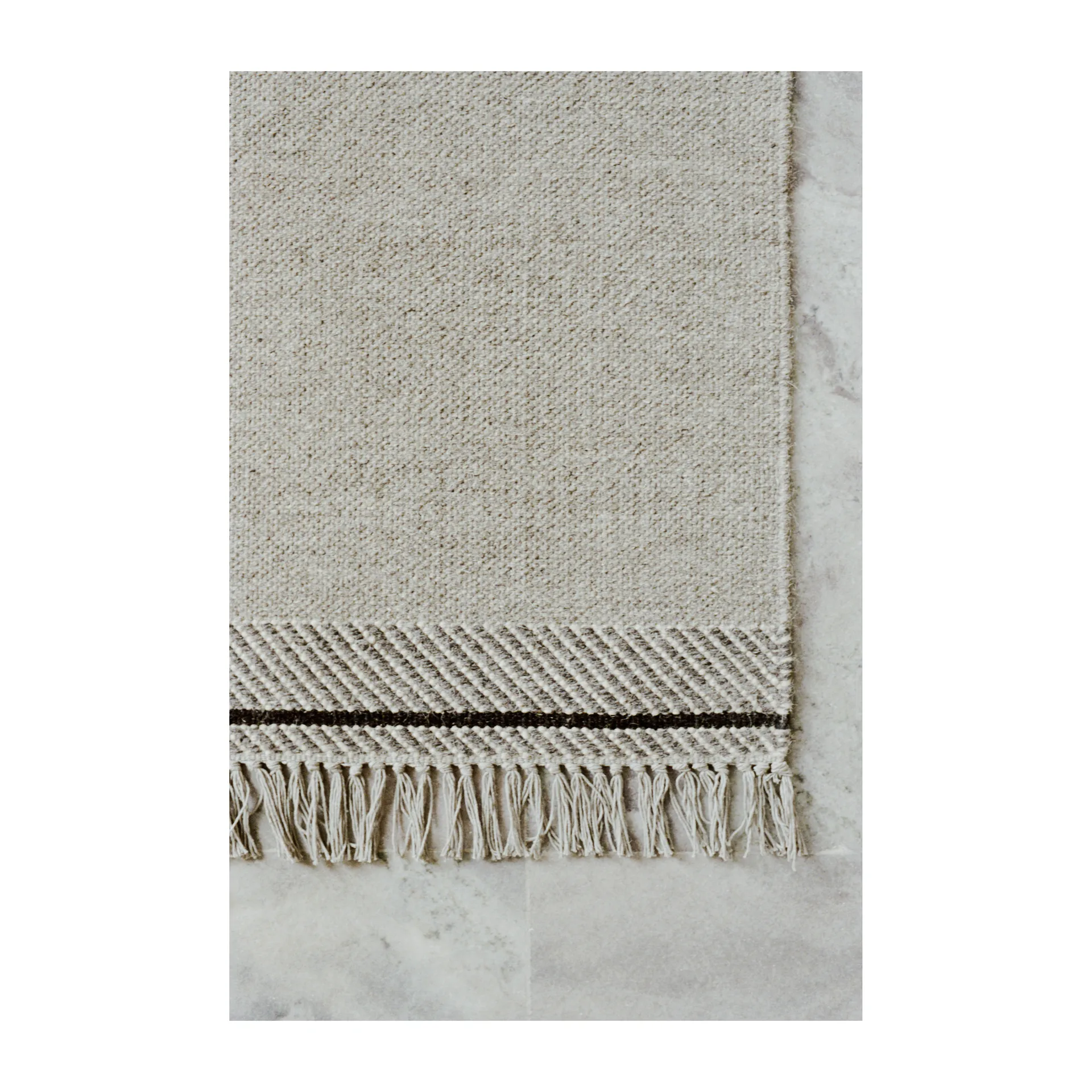 Mindful Soul wool carpet 200x300 cm, Stone-grey Linie Design