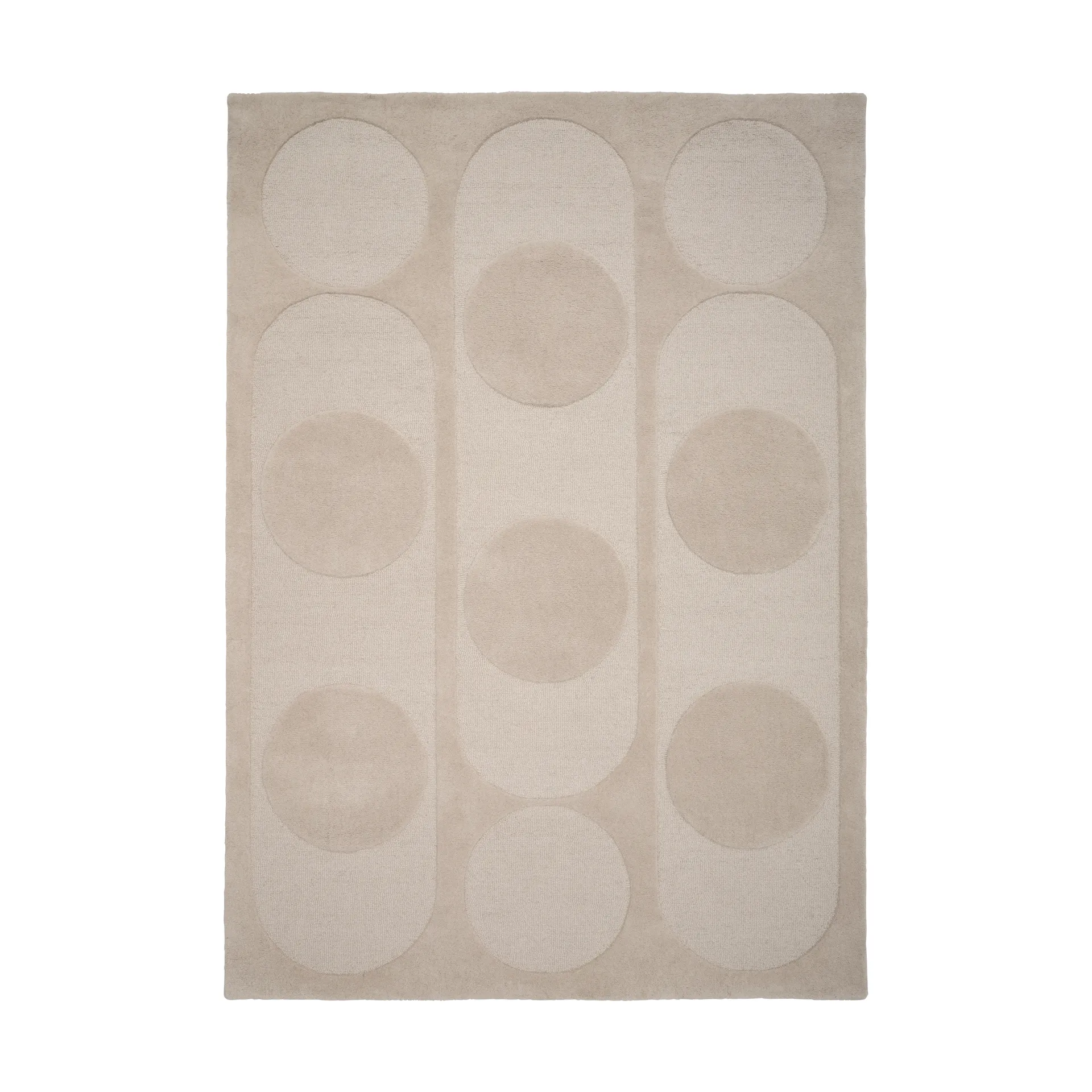 Orb Alliance wool carpet, Chalk. 170x240 cm Linie Design