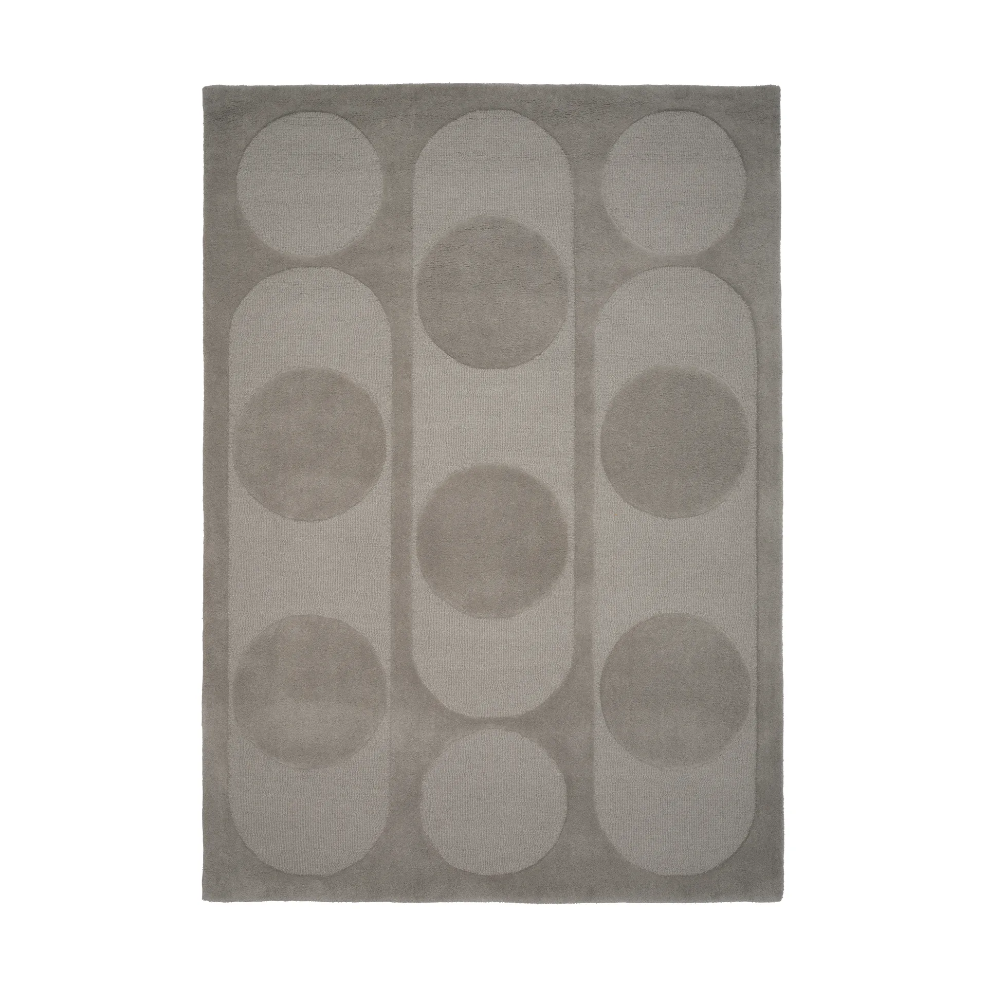 Orb Alliance wool carpet, Grey. 140x200 cm Linie Design