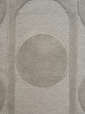 Orb Alliance wool carpet - Grey. 250x350 cm - Linie Design