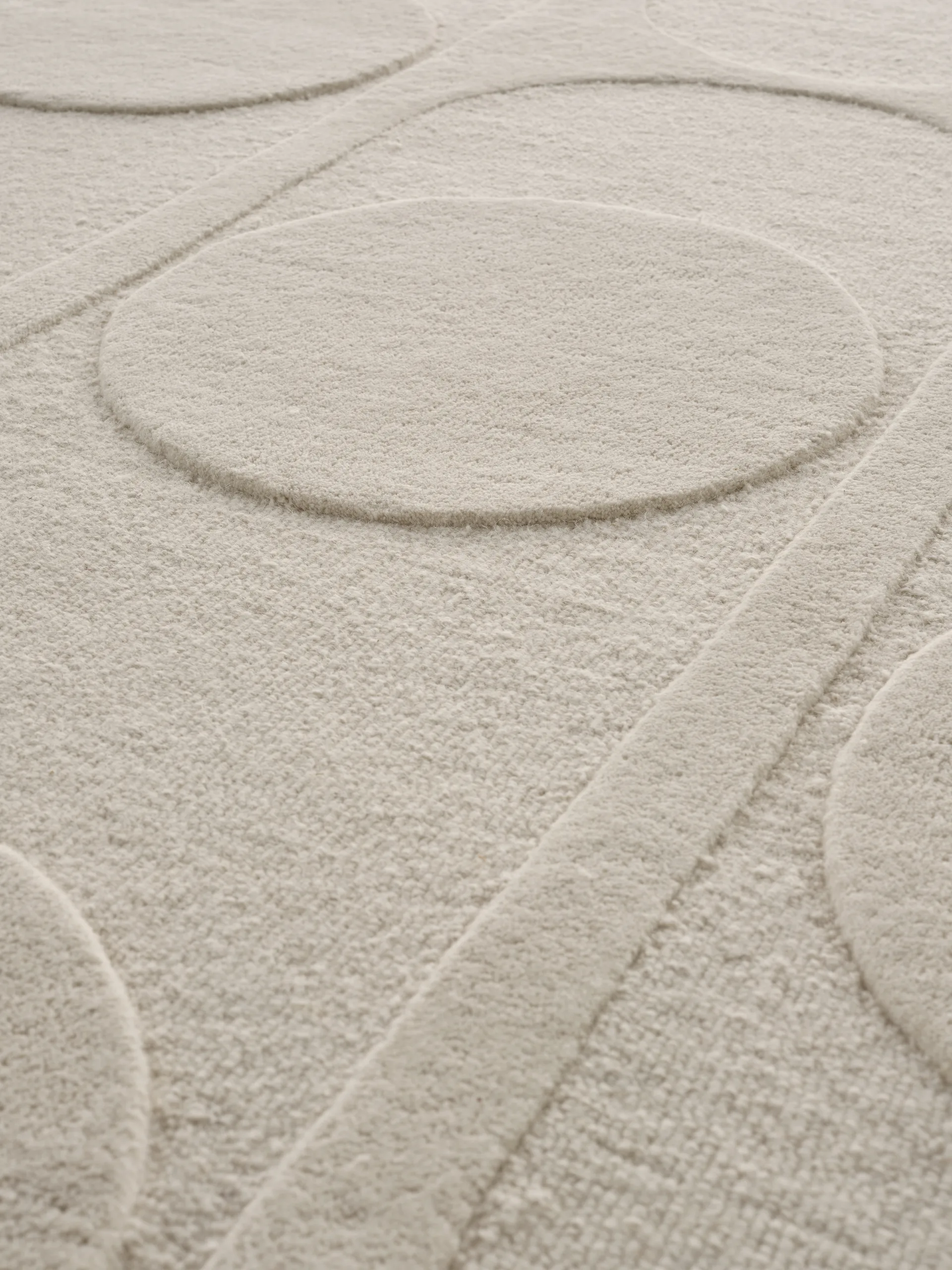 Orb Alliance wool carpet, White. 250x350 cm Linie Design