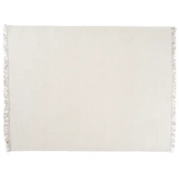 Rainbow wool carpet 140x200 cm - White - Linie Design