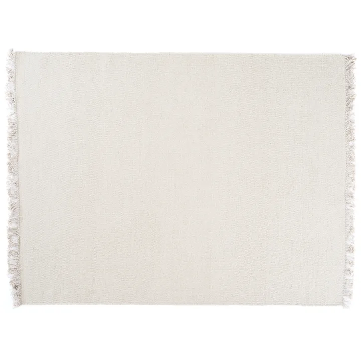 Rainbow wool carpet 200x300 cm - White - Linie Design