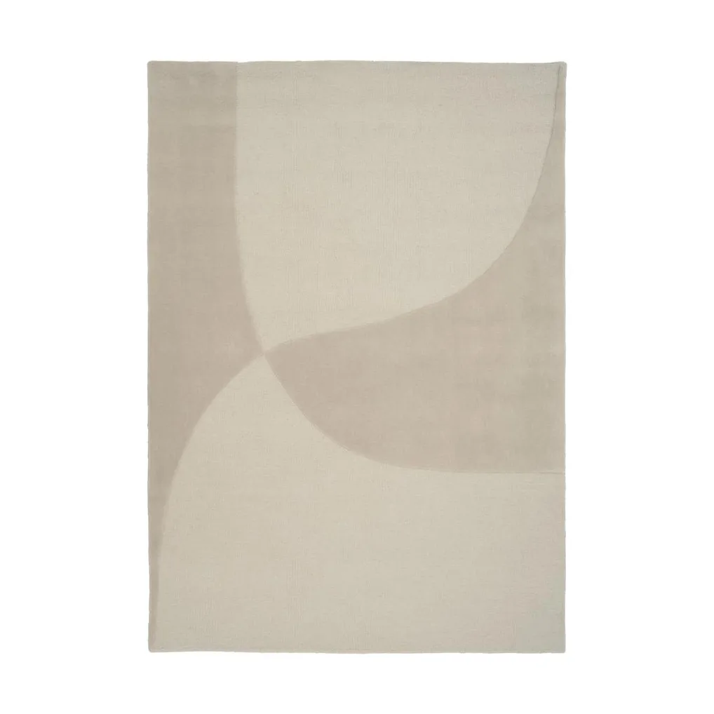 Split Plains rug, Beige, 250x350 cm Linie Design
