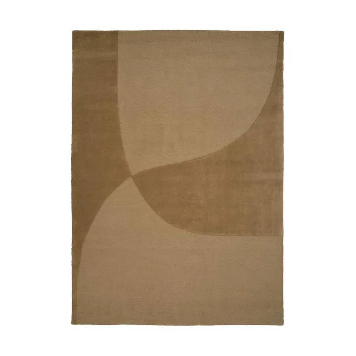 Split Plains rug - Mustard, 200x300 cm - Linie Design