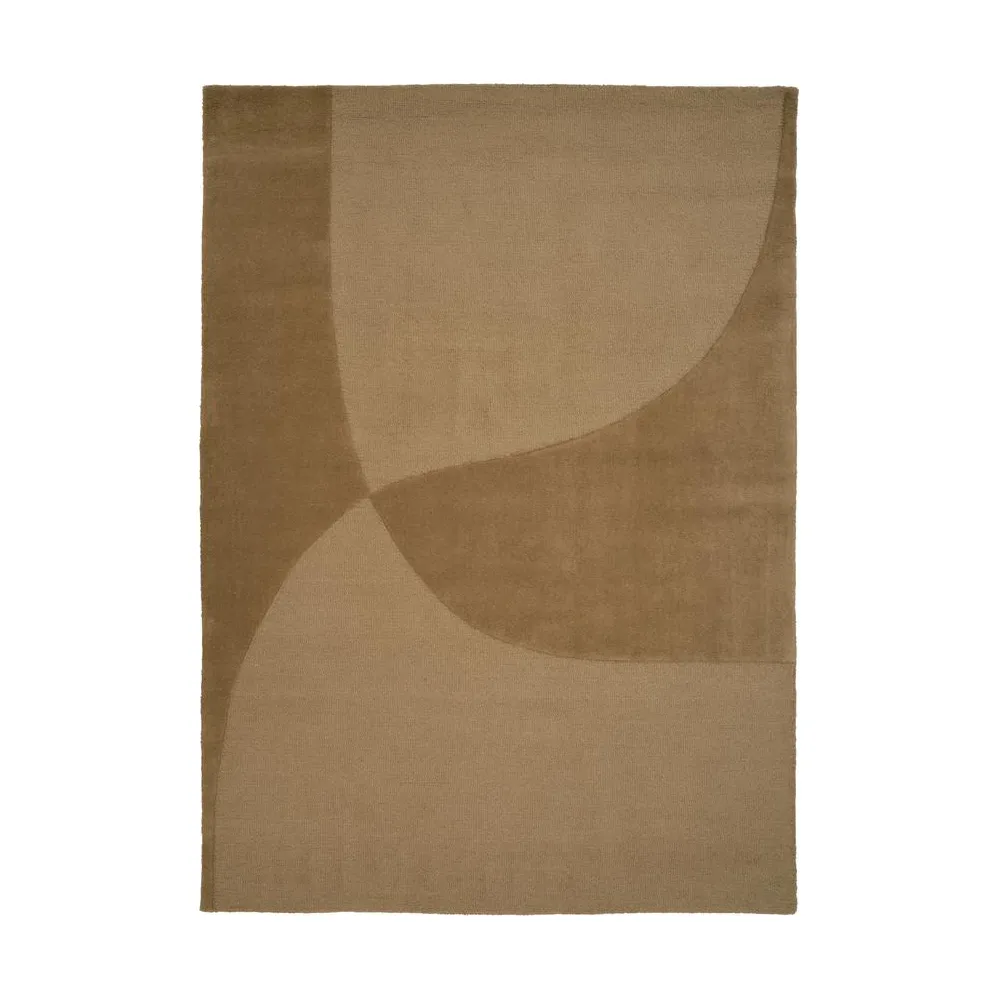 Split Plains rug, Mustard, 250x350 cm Linie Design