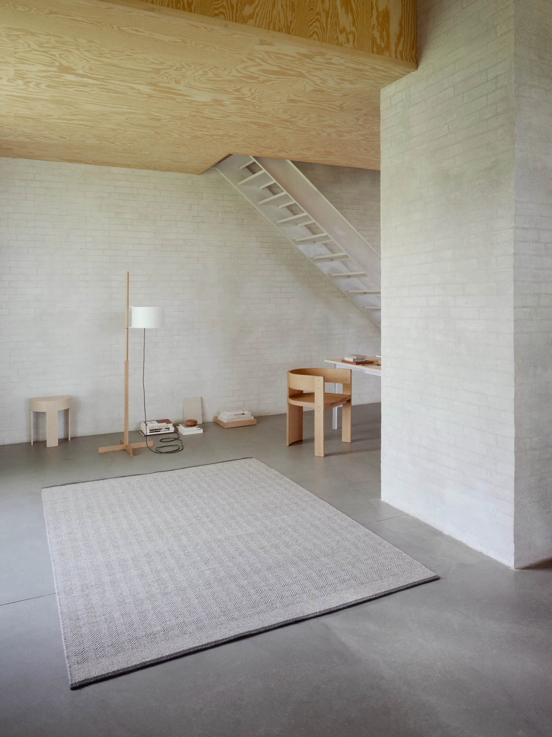 Stratum Echo wool carpet, Grey. 170x240 cm Linie Design