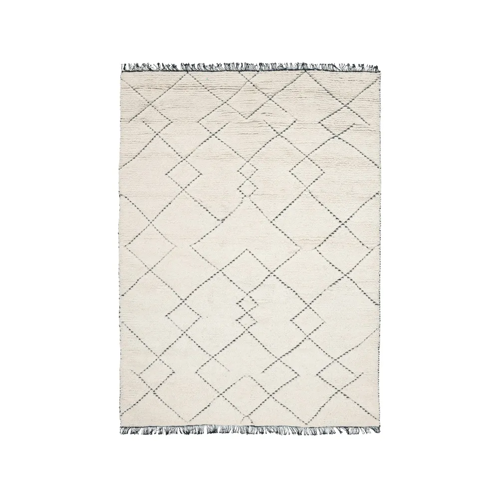 Torun rug, Black, 170x240 cm Linie Design