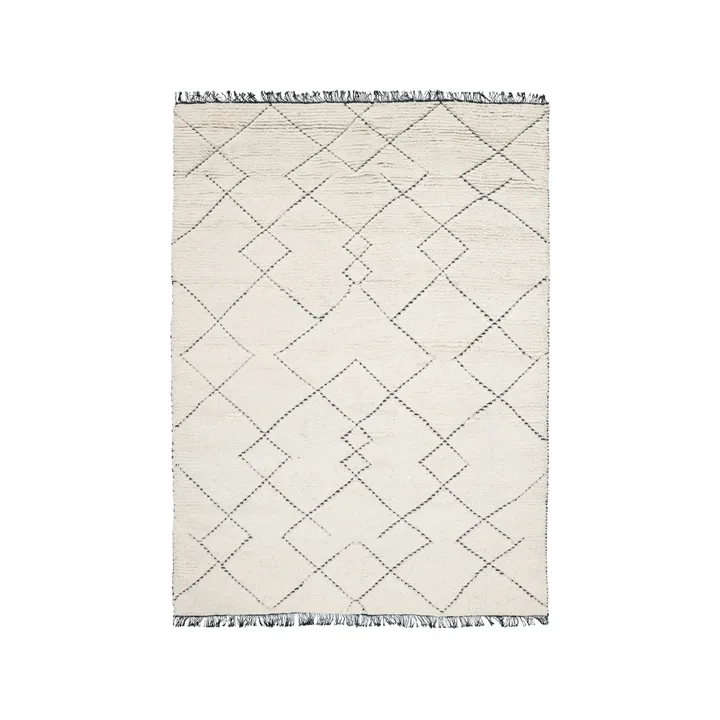 Torun rug - Black, 170x240 cm - Linie Design