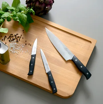 Lion Sabatier Austral knife set 3 pieces - Steel-black - Lion Sabatier